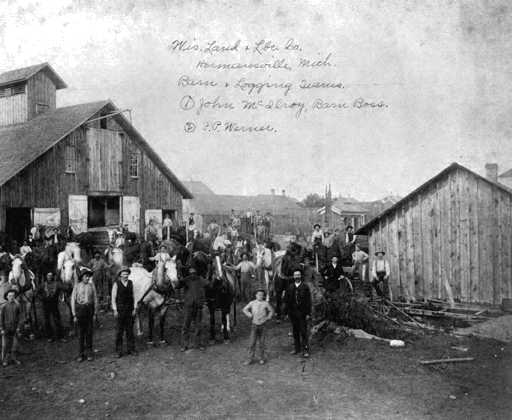 1888 : Hermansville, Michigan Burns