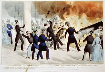 USS Princeton Explosion